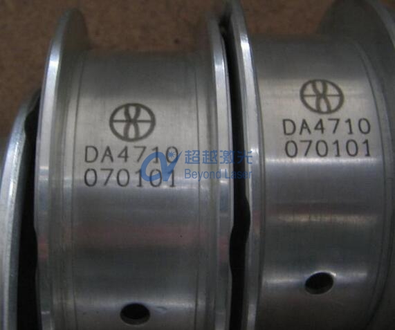 電機馬達(dá)金屬配件上激光打標(biāo)